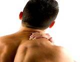 photo of man with shoulder and back pain