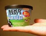 photo of Ben and Jerry's quart of vanilla ice cream