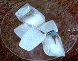 photo of a bowl of ice cubes a good source of back pain relief