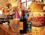 kitchen counter stocked with Italian food