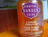 photo of a pre-bottle kombucha tea called 