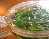 photo of herbs steeping in a pot