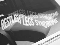 A Restless Leg Syndrome banner